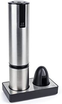 【中古】Peugeot - Elis Touch 電動コルクスクリュー - 充電式ボトルオープナー バッテリーと充電ベース ステンレススチール 10.6インチ｜GoodLifeStore