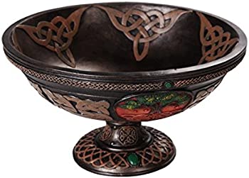 【中古】（非常に良い）Pacific Giftware 生命の樹 イグドラシル 儀式 お祝い用ボウル ケルトノットワーク 直径8.5インチ