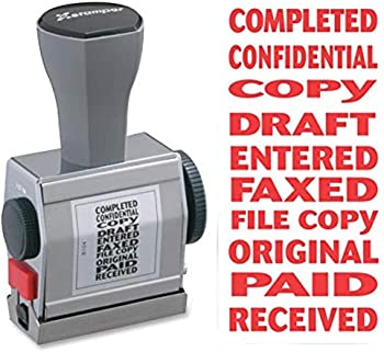 【中古】Xstamper(R) 10-In-1 Phrase Stamp, Red|GoodLifeStore