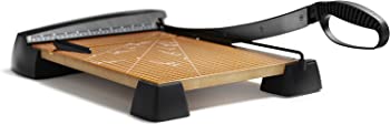 【中古】（非常に良い）Heavy-Duty Guillotine Paper Trimmer, Wood Base, 12\