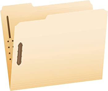 【中古】（人並み外れたに似つかわしい）Manila Two-Fastener Classification Folders with 1/3 Cut Tabs, Letter, 50/Box (並行輸入品)