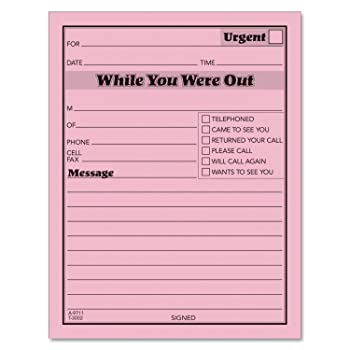 【中古】Tops 3002P Important Message One-Sided 4-1/4 x 5-1/2 12 50-Sheet Pads/Pk