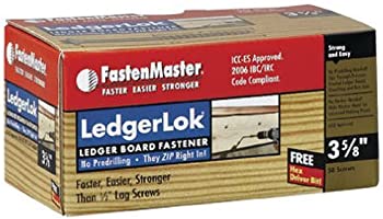 【中古】(未使用品)Fastenmaster OMGFMLL358-50LedgerLok Deck Screw-50PC 3-5/8\\\