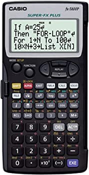 【中古】カシオ プログラム関数電卓 407関数 10桁 FX-5800P-N