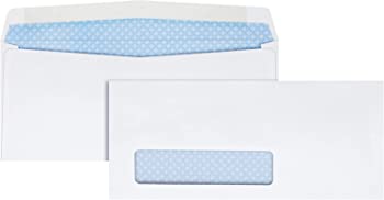 【中古】（非常に良い）Window Envelope, Address Window, Contemporary, #8 5/8, White, 500/Box (並行輸入品)