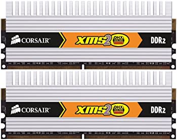 【中古】(未当て嵌める品)Corsair DDR2 XMS2-6400 2x256Mx64non-ECC 2x240 DIMM unbuffered 5-5-5-15 TWIN2X4096-6400C5DHX