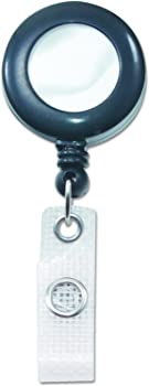 【中古】(非常に良い)Deluxe Retractable ID Card Reel, 24" Extension, Black, 12/Box (並行輸入品)|GoodLifeStore