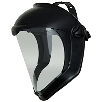 【中古】Uvex S8510 Bionic Shield 黒いこと Matte Face Shield 人間の顔遮蔽物 並行輸入品