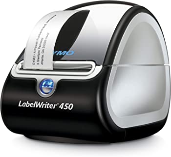 【中古】（非常に良い）DYMO 450 Label Printer USB, PC/MAC, 51 Labels Per Minute - Black/Silver
