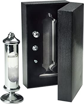 【中古】気象予報器201 ブラックギフトボックス ストームグラス Weems & Plath社 Chrome【並行輸入】