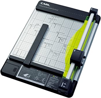 【中古】（非常に良い）カール事務器 裁断機 ペーパーカッター A4対応 40枚裁断 DC-210N