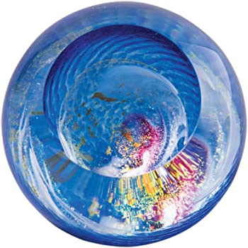 【中古】（非常に良い）Glass Eye Studio Milky Way Blown Glass Paperweight by Glass Eye Studio [並行輸入品]