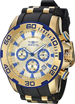 【中古】（非常に良い）Invicta Men 's ' Pro Diver ' Quartzステンレススチールand Silicone Casual Watch , Color : Two Tone ( Model : 22308