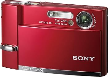 【中古】（人並み外れたに好いたらしい）SONY デジタルスチルカメラ Cyber-Shot(サイバーショット) T50 720万絵素 赤いこと DSC-T50 R