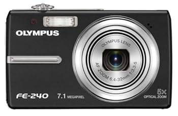 【中古】OLYMPUS デジタル写真機 CAMEDIA (キャメディア) FE-240 黒いこと