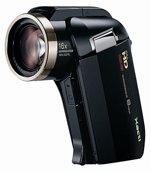 【中古】（人並み外れたに似つかわしい）SANYO 盛りだくさん高品位テレビ デジタルムービーカメラ Xacti (ザクティ) DMX-固定ディスク2000 黒いこと DMX-固定ディスク2000(K)