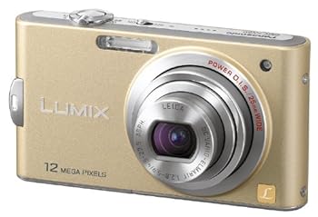 【中古】パナソニック デジタル写真機 LUMIX (ルミックス) FX60 リュクスゴールド DMC-FX60-N
