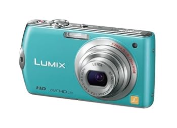 【中古】パナソニック デジタル写真機 LUMIX FX70 フローラルブルー DMC-FX70-A