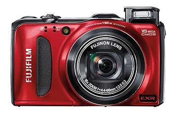 【中古】FUJIFILM デジタル写真機 FinePix F600EXR 赤いこと 1600万絵素 広角24粍光学15倍 F FX-F600EXR R