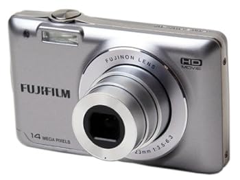 【中古】（人並み外れたに好いたらしい）FUJIFILM/フジフイルム コンパクトデジタルカメラ FinePix JX500 しろがね色