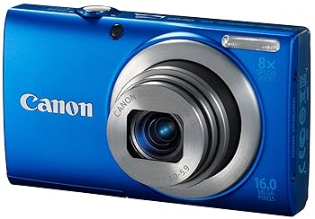 【中古】（人並み外れたに似つかわしい）Canon デジタル写真機 PowerShot A4000IS 青み 1600万絵素 光学8倍望遠レンズ PSA4000IS(BL)