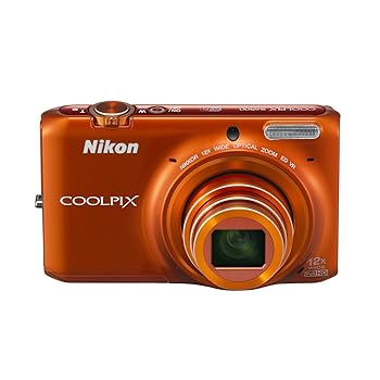 【中古】（人並み外れたに似つかわしい）Nikon デジタル写真機 COOLPIX S6500 光学12倍望遠レンズ Wi-Fi相応う 蜜柑 S6500OR