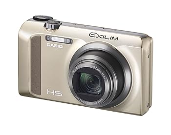 【中古】CASIO デジタル写真機 EXILIM EX-ZR500GD ハイスピード写真機 5軸手ブレ手を加える 1610万絵素 ゴールド