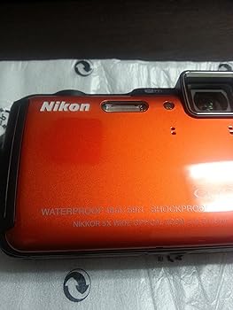 【中古】（人並み外れたに好いたらしい）Nikon デジタル写真機 AW120 雨合羽 1600万絵素 太陽の光オレンジ色 AW120OR