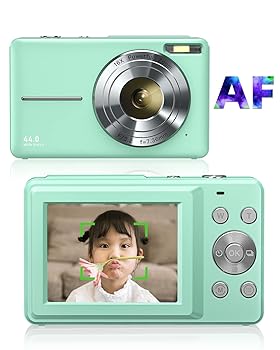 【中古】Kenuo デジタル写真機 ディジカメ 4400万絵素 1080P オート興味の中心遣りかた 2.44in 大画面 自動小銃 興味の中心 間ぢかさ映画化 学習者 キッズ 赤ちゃん 観光旅行 修