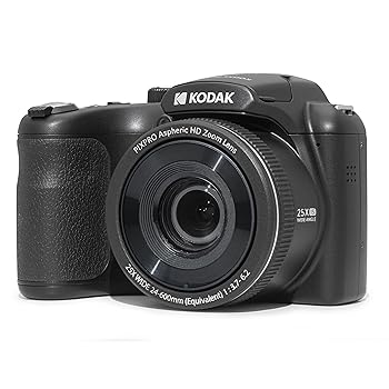 【中古】（人並み外れたに好いたらしい）KODAK PIXPRO AZ255-BK 16MP Digital Camera 25X Optical Zoom 24粍 Wide Angle Lens Optical Image Stabilization 1080P Full 固定ディスク Video 3\" LCD"