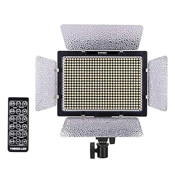 【中古】（人並み外れたに好いたらしい）Yongnuo YN-600 LED映像媒体点火装置 600球のLEDを積み上げる 写真機\u0026テレビカメラ用 (ACワット数アダプタYN-600, 5500Kのみ)