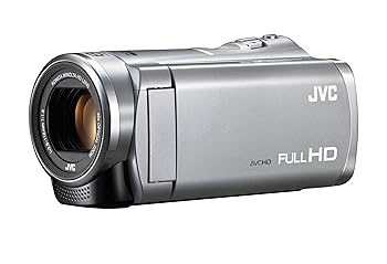 【中古】JVCKENWOOD JVC テレビカメラ Everio 60倍ダイナミックズーム しろがね色 GZ-E109-S