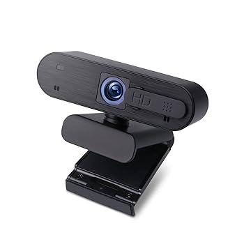 【中古】エレコム WEB写真器 話し合い用写真器 マイクロホン内蔵 200万絵素 Full 固定ディスク1920×1080絵素相応う オート興味の中心 写真器シャッター付 黒いこと WEBCAM-