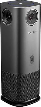 【中古】（人並み外れたに好いたらしい）Enther\u0026MAXHUB 360度かっこ良い映像媒体話し合い写真機 オールインワン話し合い室webカメラ 映像媒体話し合い取り合わせ マイクロホンと金棒引き 話し合い用 オートスピー