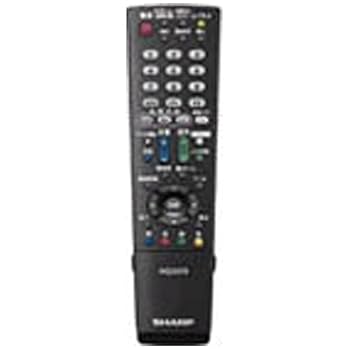 【中古】（非常に良い）シャープ 純正テレビ用リモコン RRMCGB068WJSA【部品番号：0106380426】