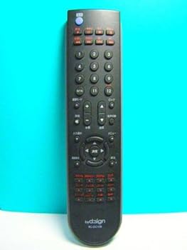 【中古】バイ・デザイン テレビリモコン RC-DC10B