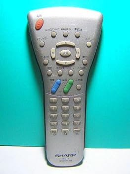【中古】シャープ LCDTVリモコン GA052WJSA