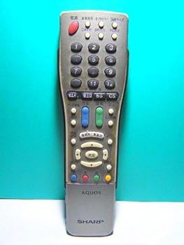 【中古】読みやすい テレビ受像機遠隔操作 GA510WJSA 蓋無