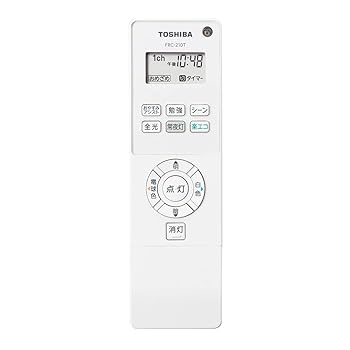 【中古】（非常に良い）東芝 照明器具用リモコン LEDシーリングライト用 ワイド調色専用 楽エコセンサー付専用 FRC-210T(16079129)｜GoodLifeStore