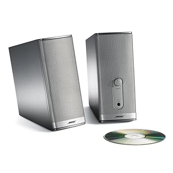 【中古】(非常に良い)Bose Companion2 II マルチメディアスピーカー(シルバー) TV・オーディオ・カメラ-スピーカー