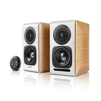 【中古】(人並み外れたに好いたらしい)Edifier S880DB アクティブブックシェルフスピーカーBluetooth 5.1/デュアルRCA/光/同軸/USB繋ぎ合わせる,ハイレゾオーディオ御墨付き, 2台1組,88W RMS最終生産物 -