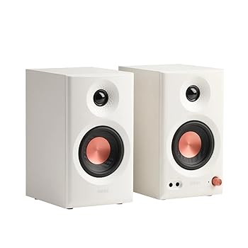 【中古】(非常に良い)Edifier MR3 ブックシェルフスピーカー Bluetooth 5.4 ハイレゾ 36W モニタースピーカー ルーム補正 TRSバランス/RCA/AUX入力 3.5mm/ヘッドホン|GoodLifeStore