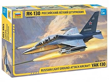 【中古】ズベズダ 1/48 YAK-130 ロシア練習機/軽攻撃機 プラモデル ZV4821｜GoodLifeStore