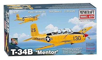 【中古】(非常に良い)ミニクラフト 1/48 アメリカ海軍 T-34B メンター プラモデル MC11697|GoodLifeStore