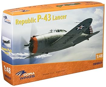 【中古】ドラウイングス 1/48 アメリカ陸軍航空軍 リパブリック P-43 ランサー プラモデル DWS48029｜GoodLifeStore