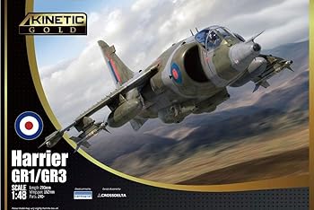 【中古】キネティック 1/48 イギリス空軍 ハリアー GR1/GR3 プラモデル KNE48060|GoodLifeStore