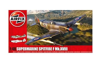 【中古】エアフィックス 1/48 イギリス空軍 スーパーマリン スピットファイア Mk.18 プラモデル X5140 成型色｜GoodLifeStore