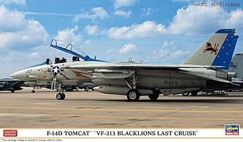 【中古】(非常に良い)ハセガワ(Hasegawa) 1/72 アメリカ F-14Dトムキャット VF-213 ブラックライオンズ ラストクルーズ プラモデル 02406|GoodLifeStore