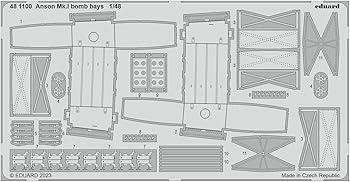 【中古】(非常に良い)エデュアルド 1/48 アブロ アンソン Mk.1 爆弾槽エッチングパーツ (エアフィックス用) プラモデル用パーツ EDU481100｜GoodLifeStore