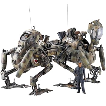 【中古】海洋堂 アートプラ ARTPLA マシーネンクリーガー カングール (2機セット)&整備兵 1/35スケール 未塗装 プラスチックモデルキット AP045|GoodLifeStore